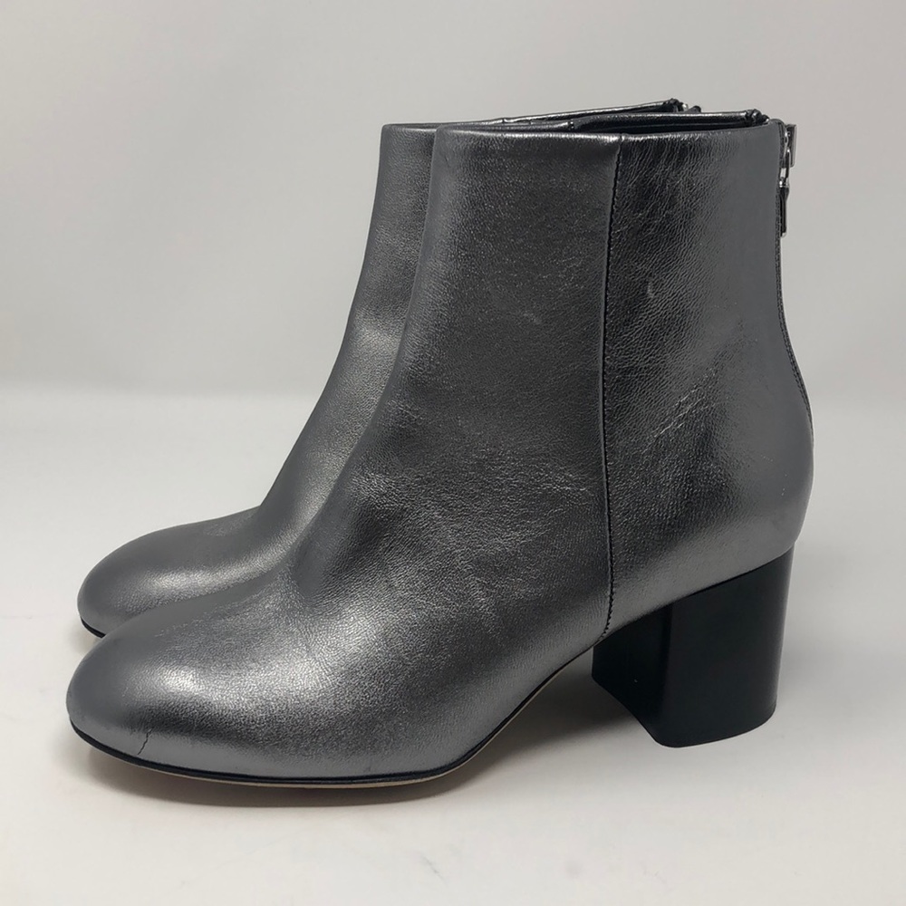 Rag & bone silver metallic drea Booties